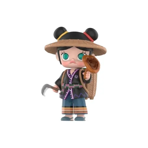 POP MART PTS Ограниченный Молли Ganoderma Прозрачный Слепой Бокс с Карточкой