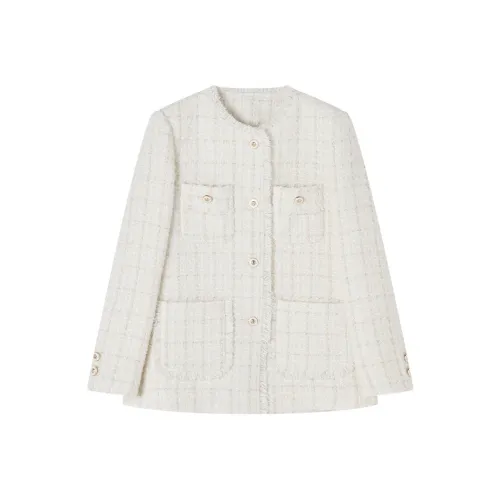 XIANGYING Белое Женское Пальто