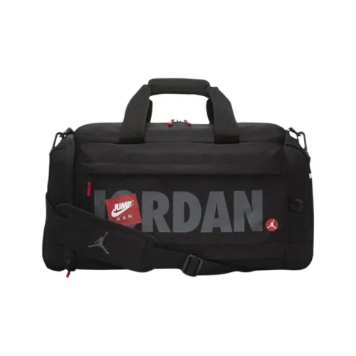 Джордан Полиэстер Сумка через плечо Сумка для путешествий Спортивная сумка Унисекс Черный