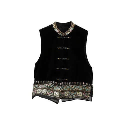 Cypress House Черные Женские Жилеты