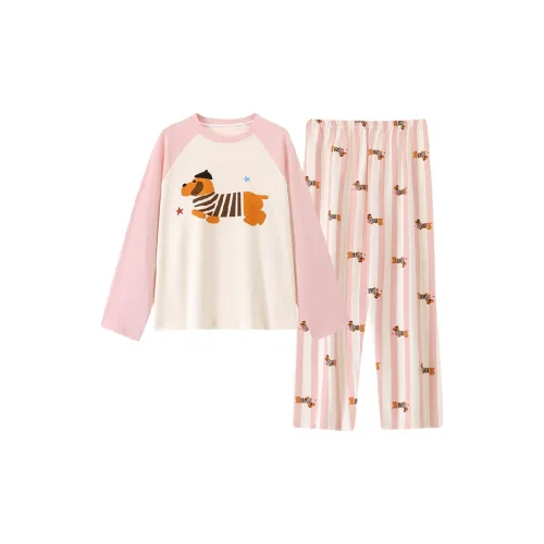 MIMOSA CHUR Розовый Такса Женские Пижамные Комплекты