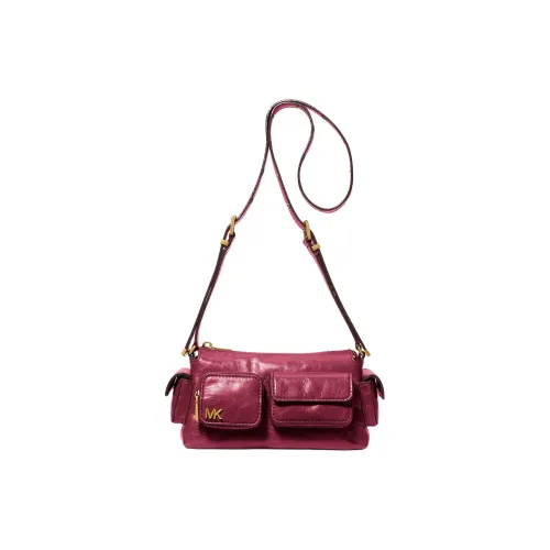 MICHAEL KORS Dakota Сумка через плечо из кожи маленькая сумка на плечо женская бордовый