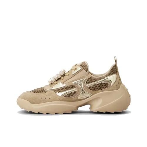 Roger Vivier VIV' On The RUN Low Топ Повседневная обувь Женская Золотая