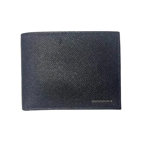 Dolce Gabbana Кошелек из коровьей кожи Унисекс Темно-синий