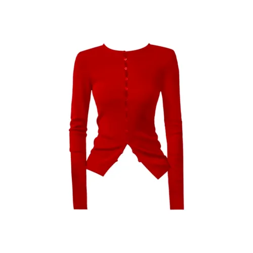 Cozy Home Красный топ Женский трикотаж