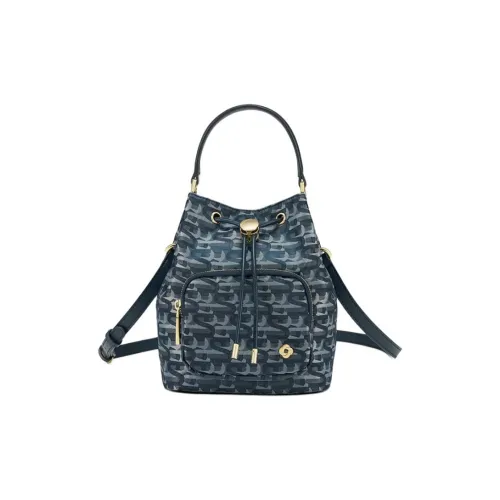 SAMSONITE LIBRA 2,0 Нейлоновая сумка женская синяя с принтом