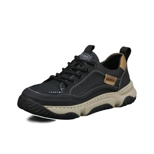 SENJIALUO Поддержка Устойчивость к истиранию Легкий И Дышащий Низкий Топ Повседневная Обувь Мужская