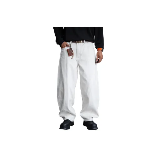 ZHANDASHUAI Белый Мужской Джинсы