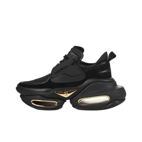 BALMAIN BBold Low Топ Толстоподошвенные кроссовки Женские Черный