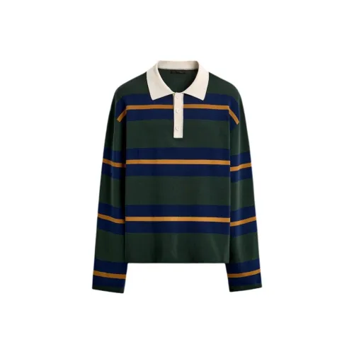 ZARA Зеленая Мужская Поло