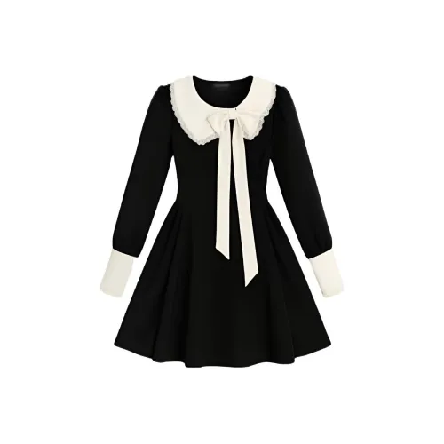 MA JOURNEE Длинное платье с длинными рукавами женское