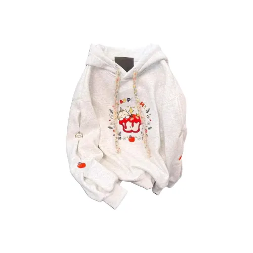 Dippanis Белый Серый Женский Свитшот