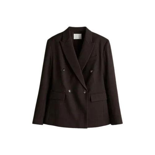 H M Темно-коричневые женские деловые костюмы