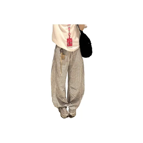 XUBAIHUO Клетка Унисекс Повседневные Штаны