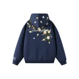 Тяжелый полиэстер-хлопок, темно-синий