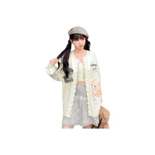 Dippanis Бежевый Желтый Женский Трикотаж