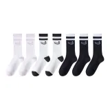 [7 упаковок] Черные полосы 2 + Белые полосы 3 + Светло-фиолетовые полосы 2