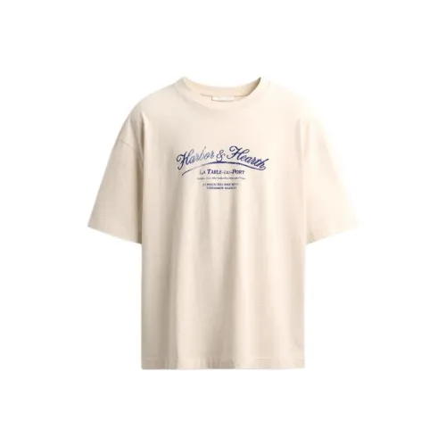 ZARA Men's T-Shirts in Oyster White