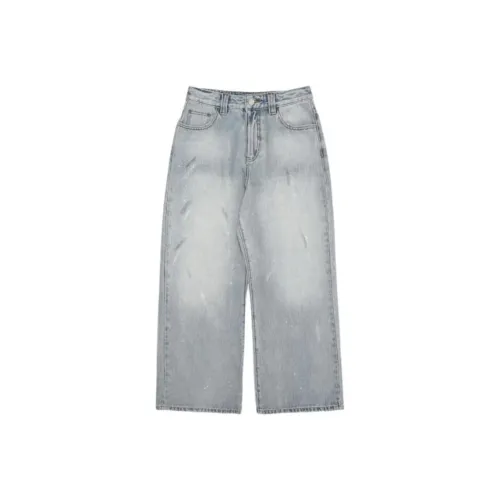 Moromoro SPRAY Пряжка HORSEBIT Высокая посадка Nine Minute Брюки Джинсы Женские