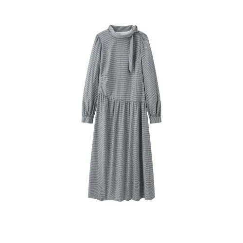 FANSILANEN Длинное платье с длинными рукавами женское