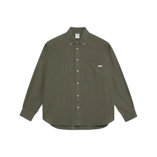 POLAR SKATE CO Армейский зеленый Унисекс Рубашки