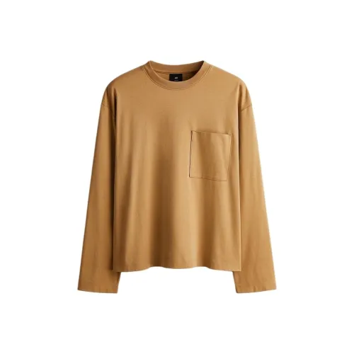 H M Бежевые Мужские T-рубашки