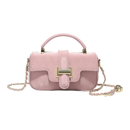 H YXIANG Microfiber Synthetic Leather One Shoulder Bag Standard Women's Pink