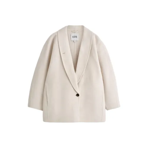 COS Сливочный Женский Пальто