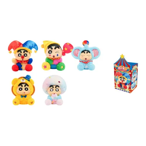 Spiritual Creations X Crayon Shinchan Плюшевая кукла Mplus Слепые коробки Один Mystery Коробка Целая коробка 4 шт