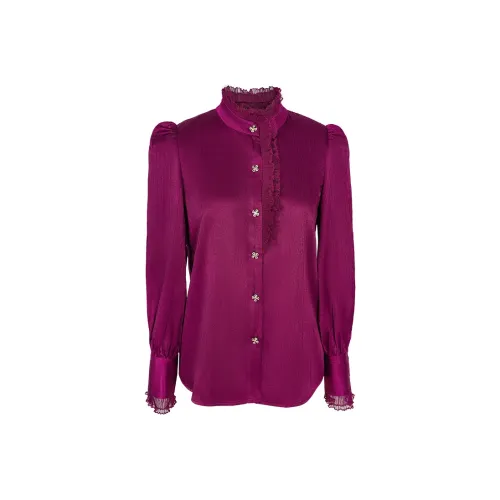 Tang Xi Фиолетовые Женские Рубашки