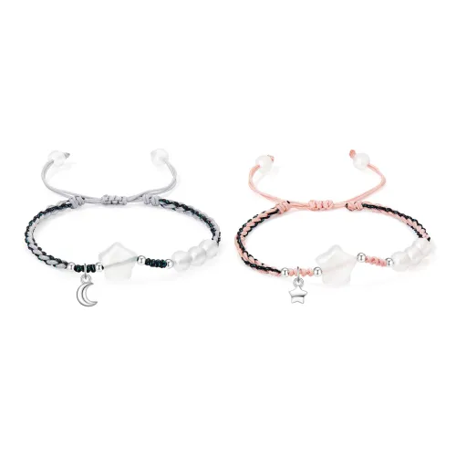 MOLADY Браслет с шнурками из рутилированного кварца Унисекс