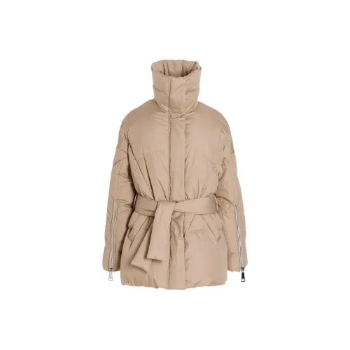 KHRISJOY FW22 Умеренный пуховик женский светло-желтый серый