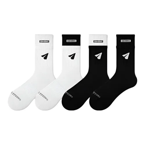ZIMONS Длинные носки до щиколотки 4 упаковки унисекс