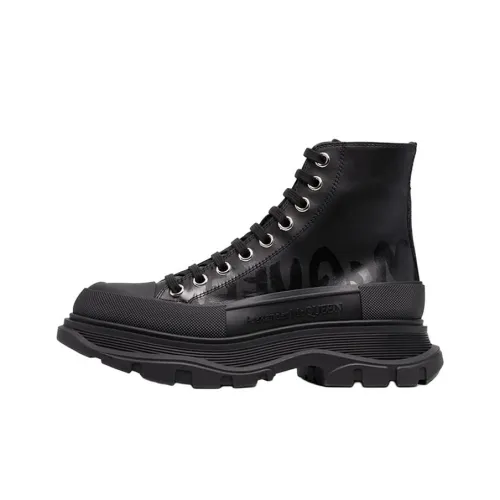 Alexander McQueen Tread Slick Ботильоны Женские Черный