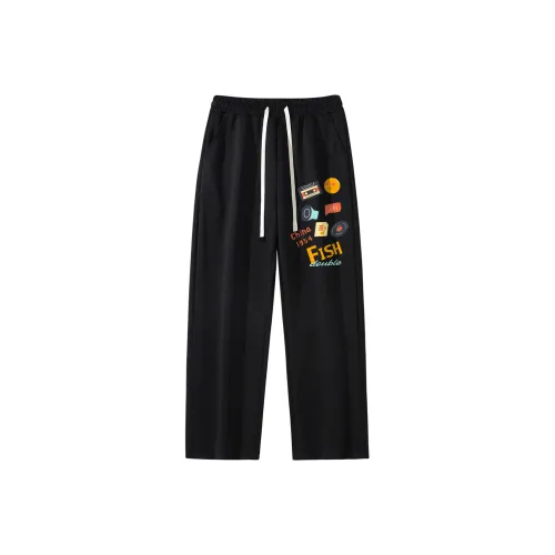 DOUBLE FISH Унисекс Повседневные Брюки
