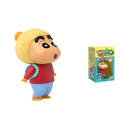 52TOYS Карандаш SHIN Chan Characters Причудливый COS Ограниченный выпуск Покупка Сяо Xin Прозрачный слепой бокс на карточке 14 см