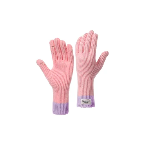 NANJIREN Утолщенные вязаные перчатки женские