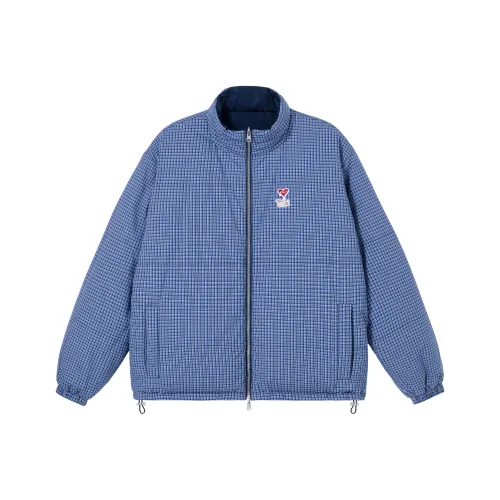 PSO Brand Темно-синий Унисекс Пуховики