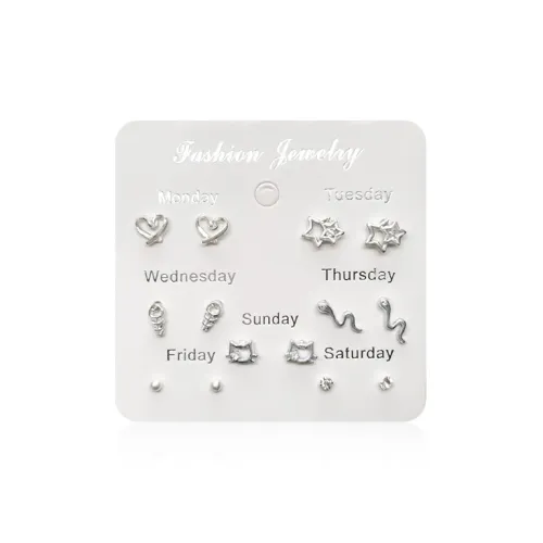 Inkopper Alloy Stud Earrings Women's