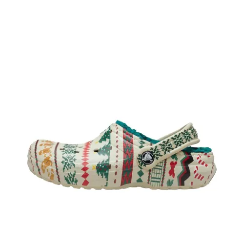 Crocs Classic Lined Fair Isle Clog Sabo Унисекс Многоцветный
