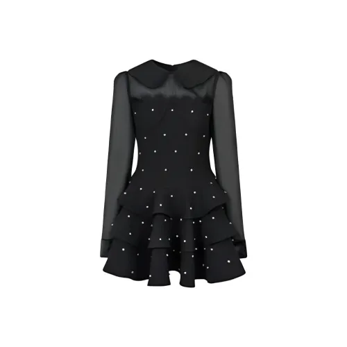 YINLEI Длинное платье с длинными рукавами женское