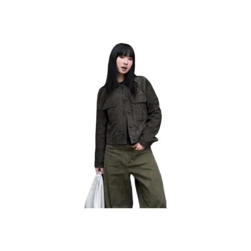 YICHEN Бирюзовый Пальто Женские Куртки