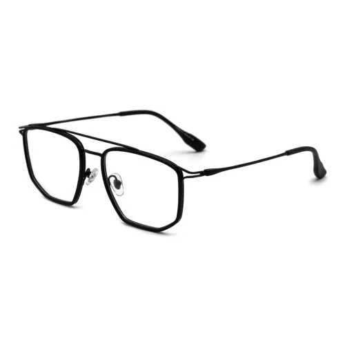 Xiao Luo Di Сплав + Пластина Нерегулярная форма ОПТИЧЕСКИЕ Очки Унисекс Черный