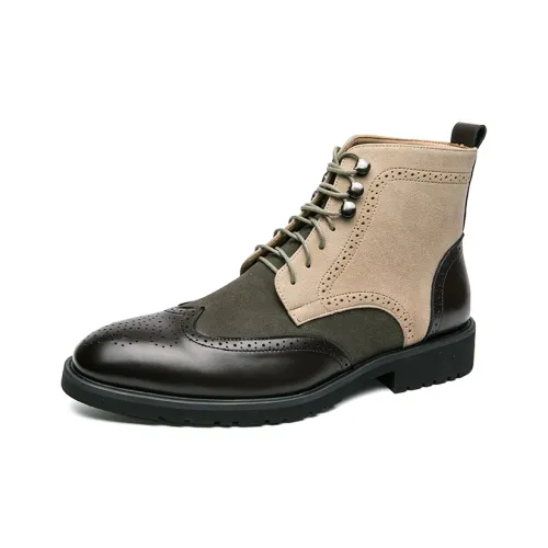 QDML Ботильоны Зеленый Мужской