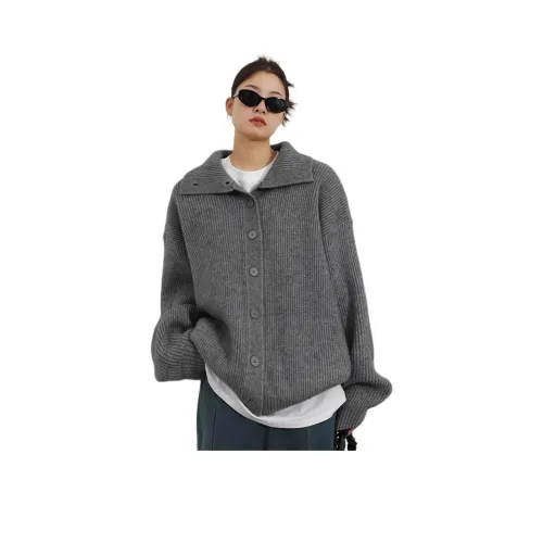 MUCCHIC Серый Женский Трикотаж