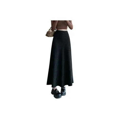 LANGQING Повседневный Длинный Юбка Женские