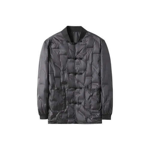 MH Черный мужской пуховик