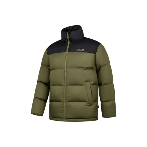 QIAODAN Пуховик Мужской Gila Зеленый Черный