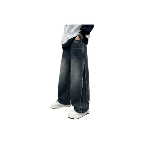 Little redfish Синие Джинсы для школьного возраста