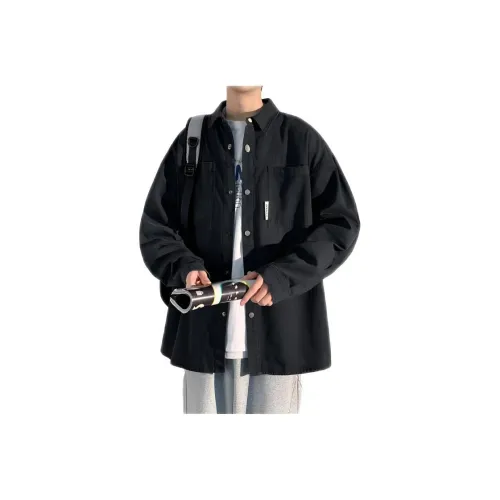 ENPofficial Длинный рукав рубашка пальто мужской